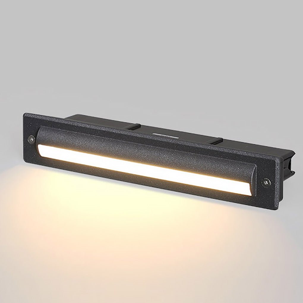 Modern IP65 Waterproof LED Recessed Wall Light for Outdoor Garden Paths and Step Lighting