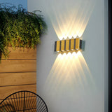 Modern IP65 Waterproof Outdoor LED Up and Down Wall Sconce Light for Garden Villa