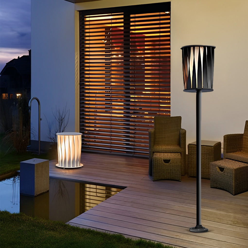 Modern IP65 Waterproof Stainless Steel LED Outdoor Floor Lamp for Garden Landscape Lighting