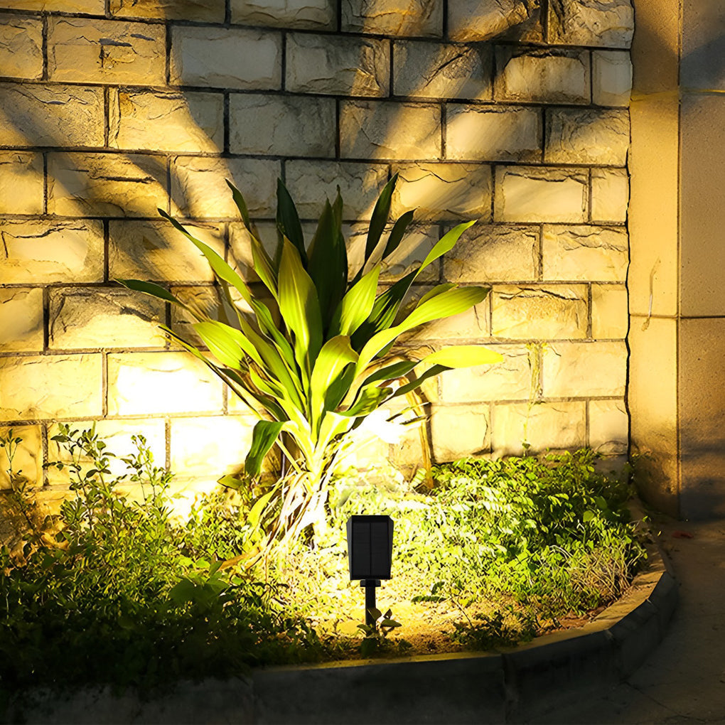 Modern IP68 Waterproof Solar Powered Landscape Spotlight with Adjustable Head and Dual Light Modes