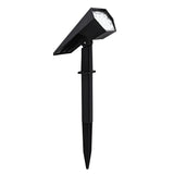 Modern IP68 Waterproof Solar Powered Landscape Spotlight with Adjustable Head and Dual Light Modes