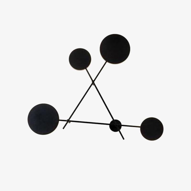 Modern Iride Geometric LED Wall Lamp Abstract Metal Sconce Lighting Fixture