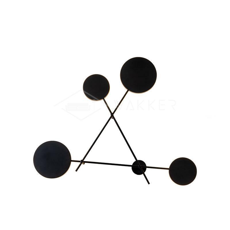 Modern Iride Geometric LED Wall Lamp Abstract Metal Sconce Lighting Fixture