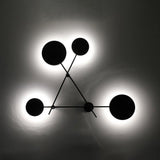 Modern Iride Geometric LED Wall Lamp Abstract Metal Sconce Lighting Fixture
