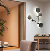 Modern Iride Geometric LED Wall Lamp Abstract Metal Sconce Lighting Fixture