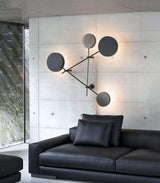 Modern Iride Geometric LED Wall Lamp Abstract Metal Sconce Lighting Fixture