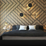 Modern Iride Geometric LED Wall Lamp Abstract Metal Sconce Lighting Fixture