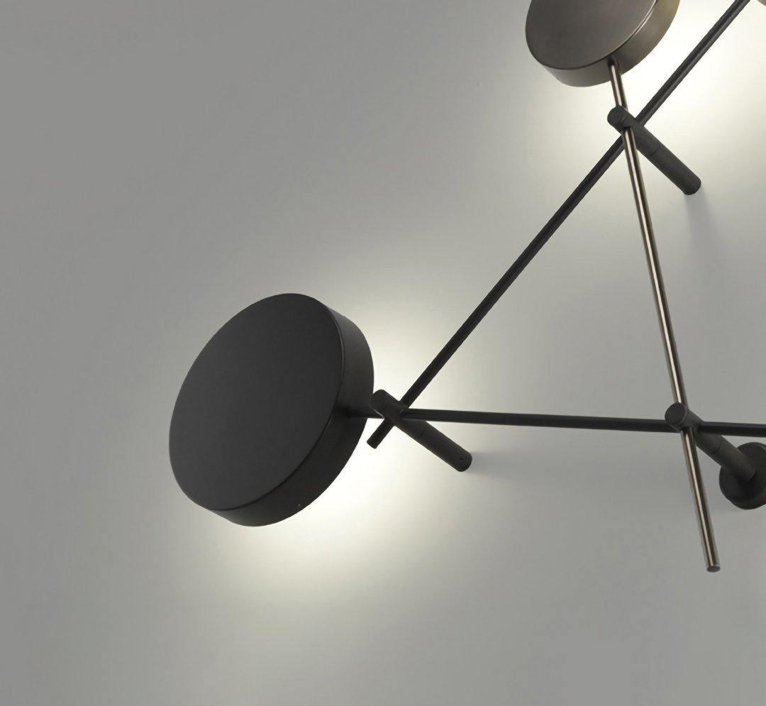 Modern Iride Geometric LED Wall Lamp Abstract Metal Sconce Lighting Fixture