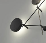 Modern Iride Geometric LED Wall Lamp Abstract Metal Sconce Lighting Fixture