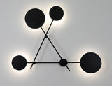 Modern Iride Geometric LED Wall Lamp Abstract Metal Sconce Lighting Fixture