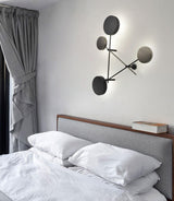 Modern Iride Geometric LED Wall Lamp Abstract Metal Sconce Lighting Fixture