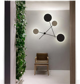 Modern Iride Geometric LED Wall Lamp Abstract Metal Sconce Lighting Fixture