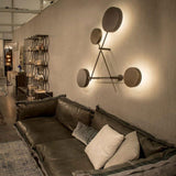 Modern Iride Geometric LED Wall Lamp Abstract Metal Sconce Lighting Fixture