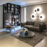 Modern Iride Geometric LED Wall Lamp Abstract Metal Sconce Lighting Fixture