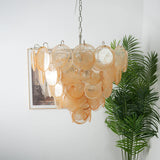 modern-iridescent-gold-murano-glass-disk-chandelier-for-luxury-interiors