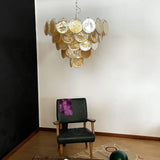 modern-iridescent-gold-murano-glass-disk-chandelier-for-luxury-interiors