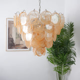 modern-iridescent-gold-murano-glass-disk-chandelier-for-luxury-interiors