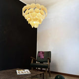 modern-iridescent-gold-murano-glass-disk-chandelier-for-luxury-interiors
