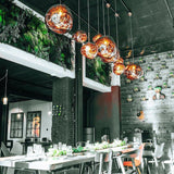 Modern Iridescent Melt Glass Lava Pendant Light for Contemporary Home Interiors