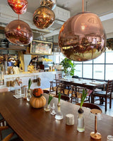 Modern Iridescent Melt Glass Lava Pendant Light for Contemporary Home Interiors