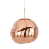 Modern Iridescent Melt Glass Lava Pendant Light for Contemporary Home Interiors