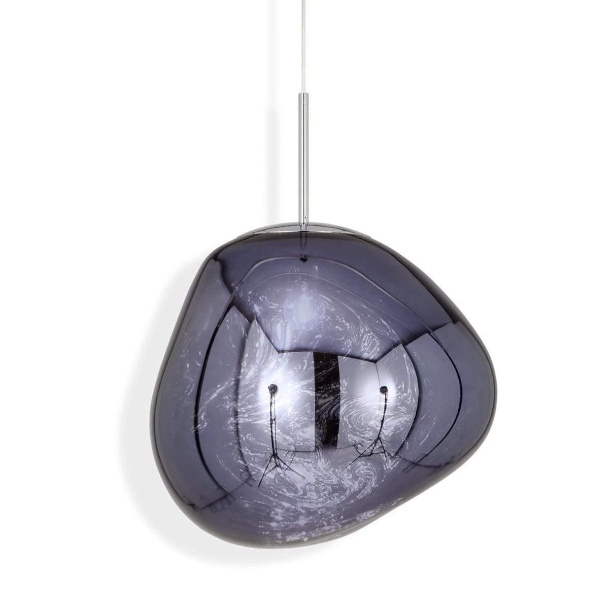Modern Iridescent Melt Glass Lava Pendant Light for Contemporary Home Interiors