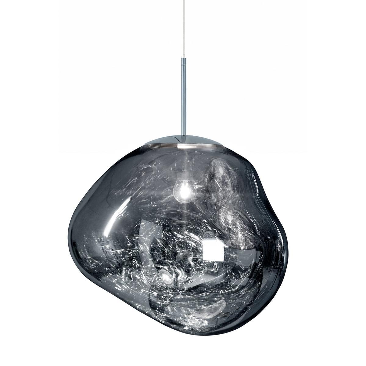 Modern Iridescent Melt Glass Lava Pendant Light for Contemporary Home Interiors