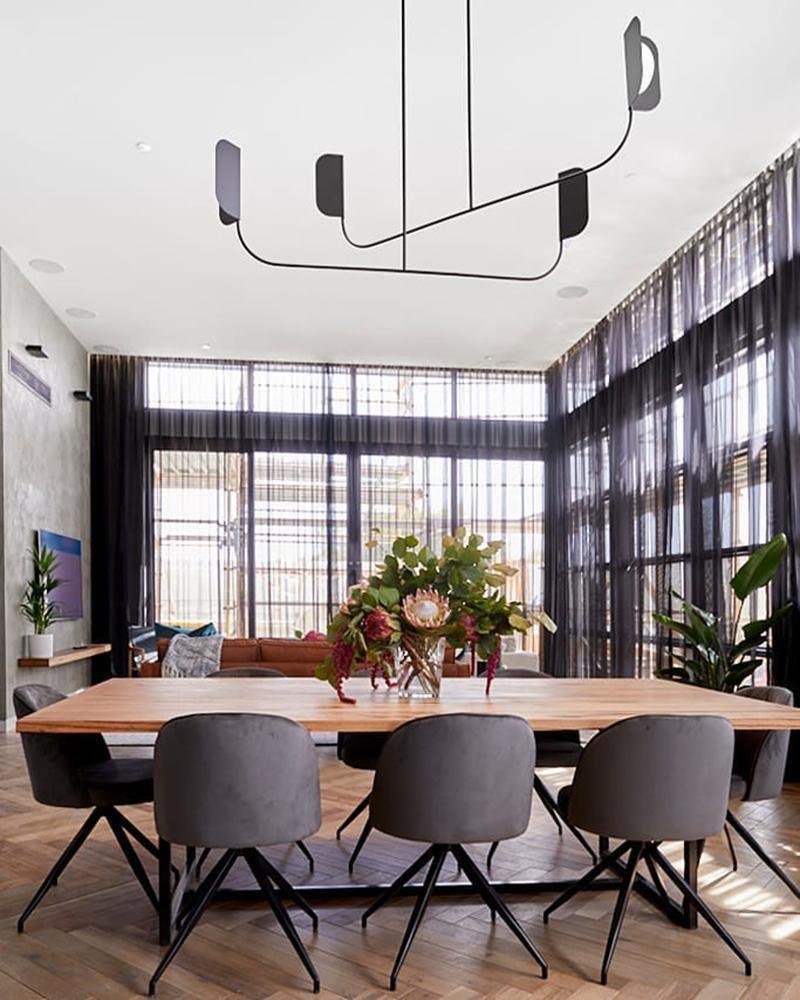 Modern Iron Leaf Chandelier Hand Forged Nature Inspired Gasolier Pendant Light