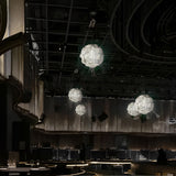 Modern Irregular 3D Stainless Steel Ball Pendant Light Chandelier for Contemporary Living Spaces