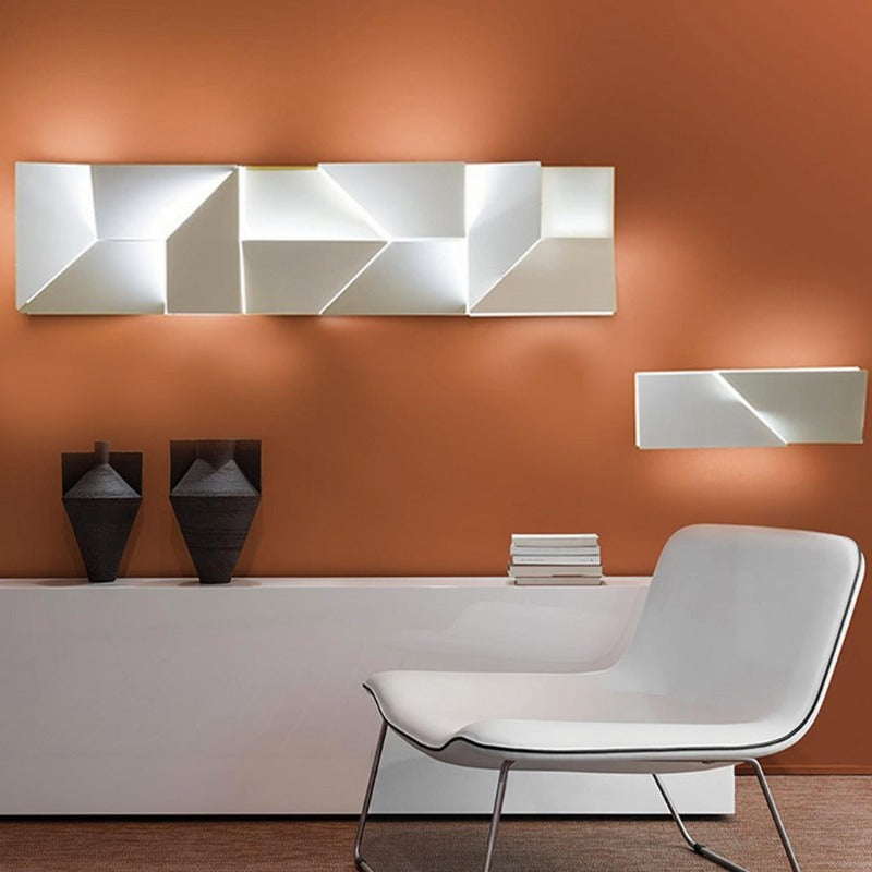 Modern Irregular Geometric LED Wall Light Stepless Dimming Art Decor Sconce for Living Room