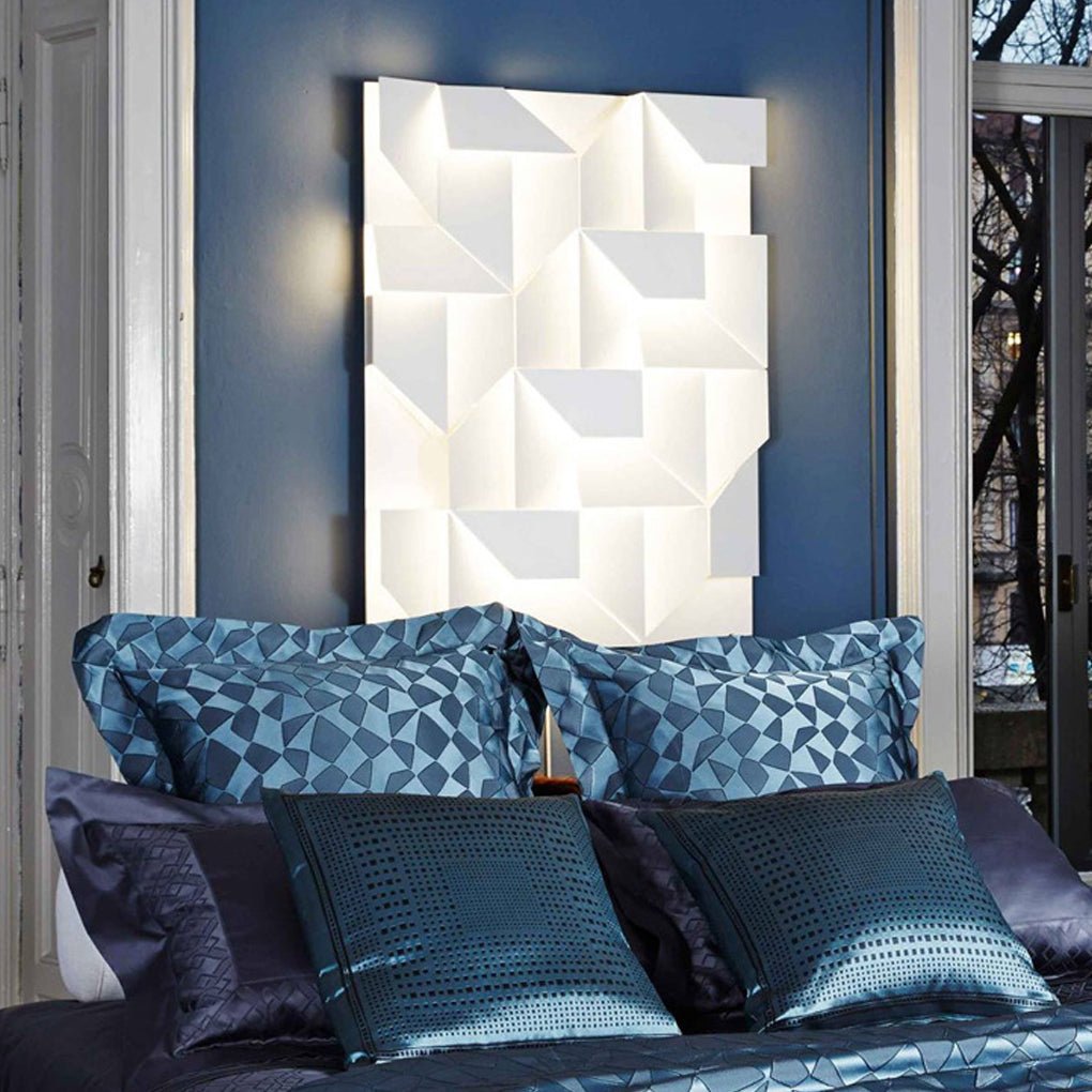 Modern Irregular Geometric LED Wall Light Stepless Dimming Art Decor Sconce for Living Room