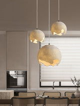Modern Irregular Geometric Resin Pendant Light Minimalist Hanging Lamp Fixture