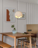 Modern Irregular Geometric Resin Pendant Light Minimalist Hanging Lamp Fixture