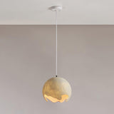 Modern Irregular Geometric Resin Pendant Light Minimalist Hanging Lamp Fixture