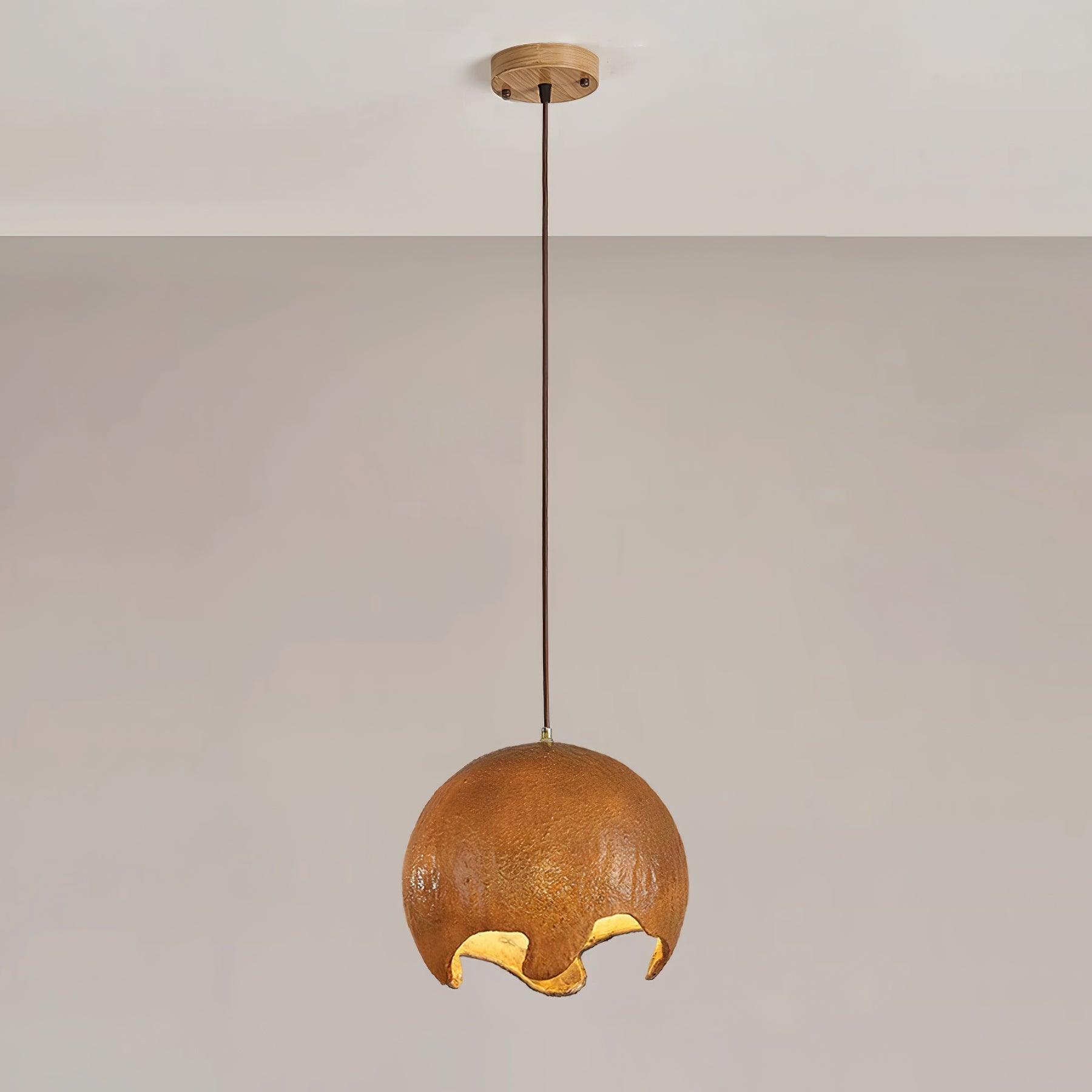 Modern Irregular Geometric Resin Pendant Light Minimalist Hanging Lamp Fixture