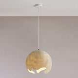 Modern Irregular Geometric Resin Pendant Light Minimalist Hanging Lamp Fixture