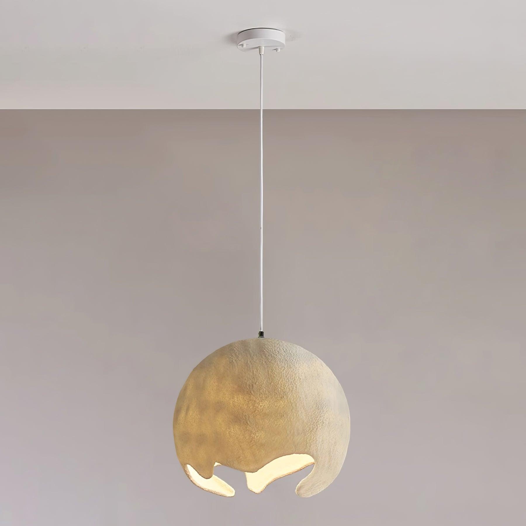 Modern Irregular Geometric Resin Pendant Light Minimalist Hanging Lamp Fixture