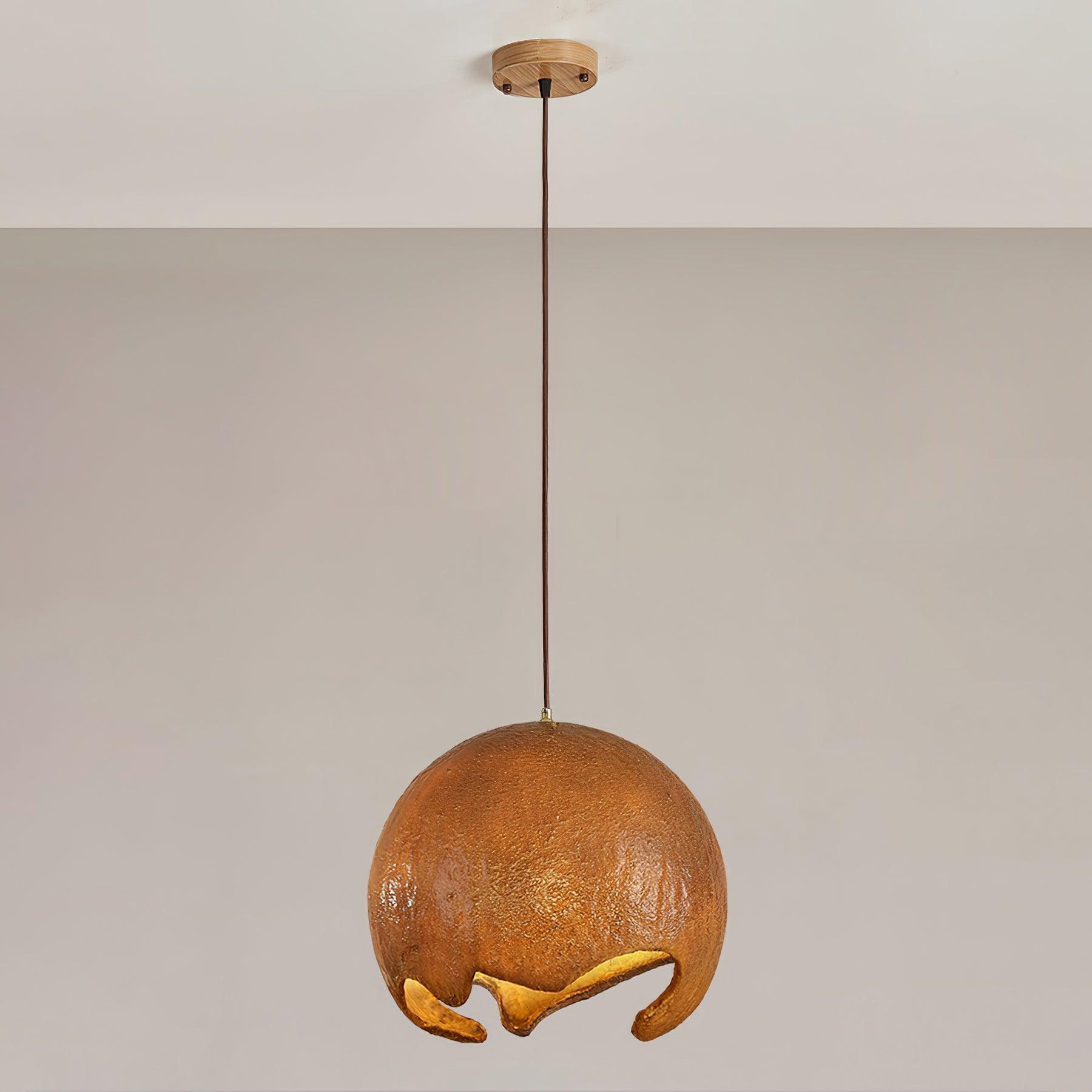 Modern Irregular Geometric Resin Pendant Light Minimalist Hanging Lamp Fixture