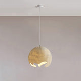 Modern Irregular Geometric Resin Pendant Light Minimalist Hanging Lamp Fixture