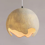 Modern Irregular Geometric Resin Pendant Light Minimalist Hanging Lamp Fixture