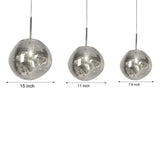 Modern Irregular Lava Glass Ball Pendant Light Creative Nordic Hanging Lamp for Home