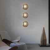Modern Irregular Round Glass Wall Sconce Creative Postmodern Interior Lighting Fixture