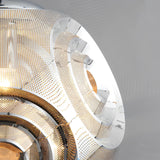 Modern Irregular Round Stainless Steel Pendant Light Chandelier for Dining Room and Bar