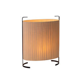 Modern Japanese Style Fabric Outdoor Floor Lamp 42 Inch Waterproof IP54 Garden and Patio Light