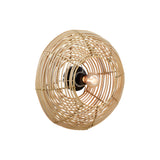 Modern Japanese Style Wabi Sabi Round Woven Pendant Light and Wall Sconce for Home Decor