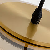 Modern Jelly Glass Pendant Lamp Nordic 3 Color Dimming Hanging Light for Bedroom and Dining Room