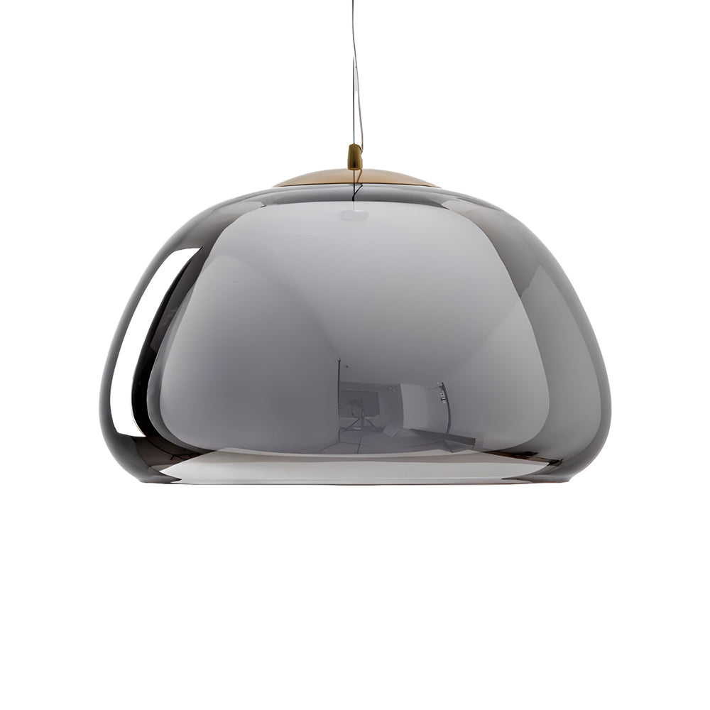 Modern Jelly Glass Pendant Lamp Nordic 3 Color Dimming Hanging Light for Bedroom and Dining Room