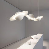 Modern Jupiter Ring LED Pendant Light Circular White Hanging Ceiling Lamp