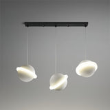 Modern Jupiter Ring LED Pendant Light Circular White Hanging Ceiling Lamp