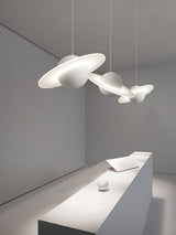 Modern Jupiter Ring LED Pendant Light Circular White Hanging Ceiling Lamp